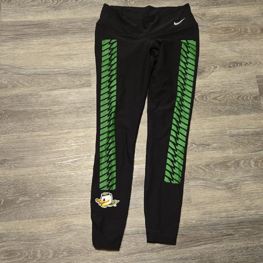 NIKE DRI FIT Oregon Ducks Leggings Small
